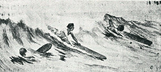 French Naval Officer Observes Technique