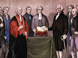 George Washington is inaugurated
