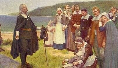 Pilgrims come to America