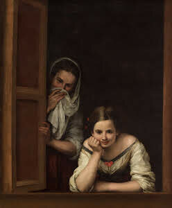 Bartolomé Esteban Murillo pinta 'Dones a la finestra'