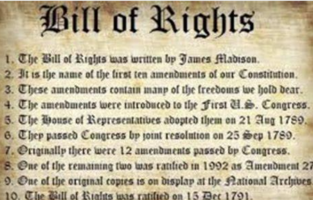 The bill of rights