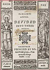 Publication of Basilikon Doron