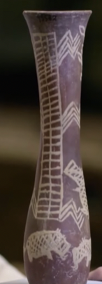 représentation de l'Egypte par un vase en argile