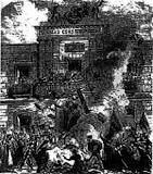 Motín en Barcelona.