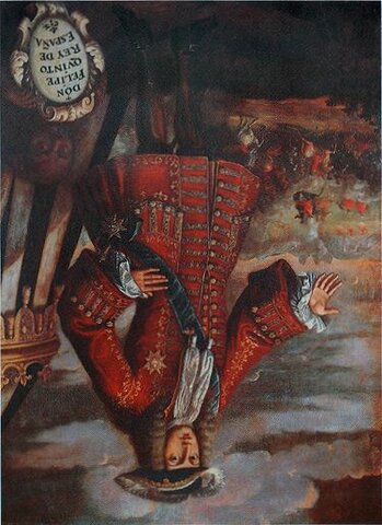 Retrato Felipe V-Josep Amorós