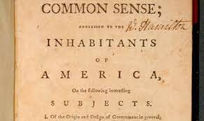 "Common Sense" published by Thomas Paine