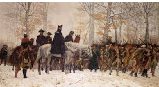 Washington arrives on outskirts of Boston with continental troops