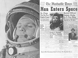 russians send first man into space