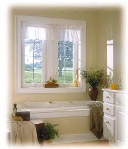 Cheyenne tried to escape trhough the bathroom window.