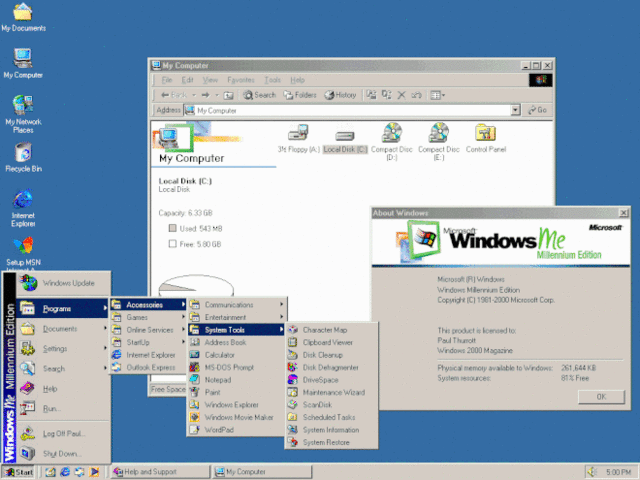 Windows ME (Millenium Edition)