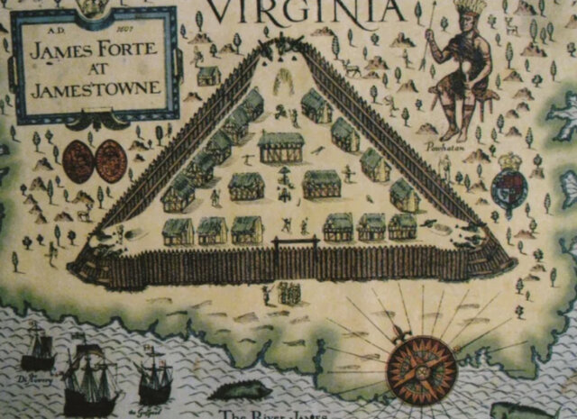 Establishment of Jamestown in Virginia