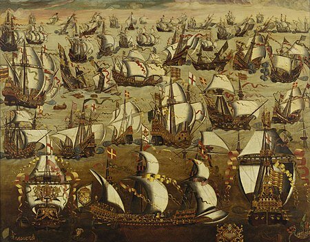The Defeat of the Spanish Armada against England : 1588