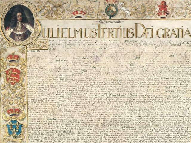 The 1701 Act of Settlement