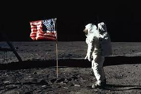 American astronauts land on the moon