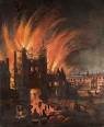 The great fire of London