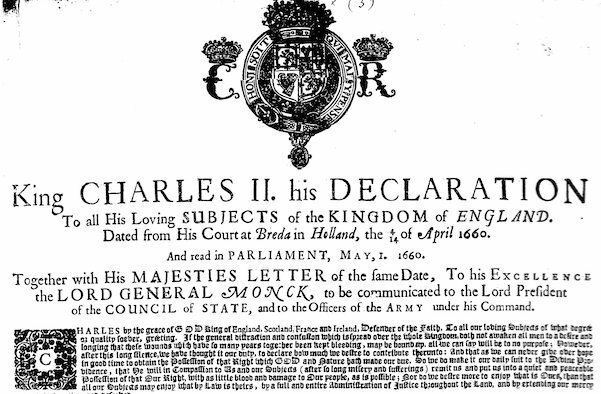 The Declaration of Breda