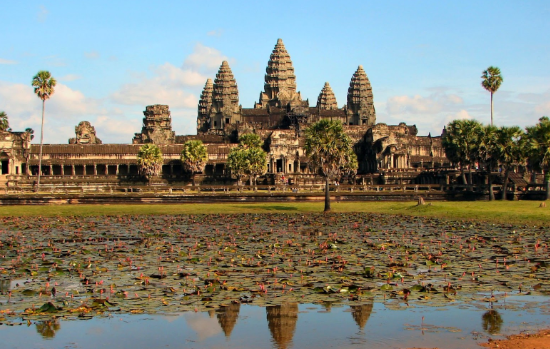 Angkor, the temple of Angkor Wat, and the city of Angkor Thom, Cambodia