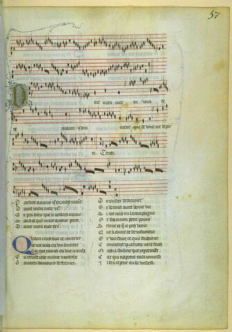 Formas fijas usadas por Machaut: Virelai, Ballade, Rondeau