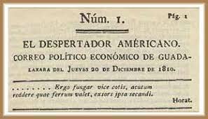 Publicación del Despertador Americano