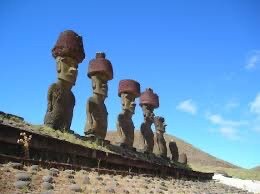 Moai on platform (ahu)