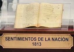 Sentimientos de la Nación.