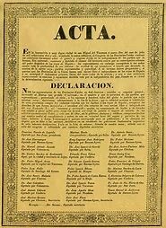 Acta de Declaración de la Independencia de la América Septentrional