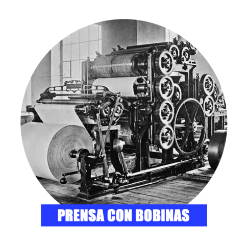 PRENSA ROTATIVA POR BOBINAS