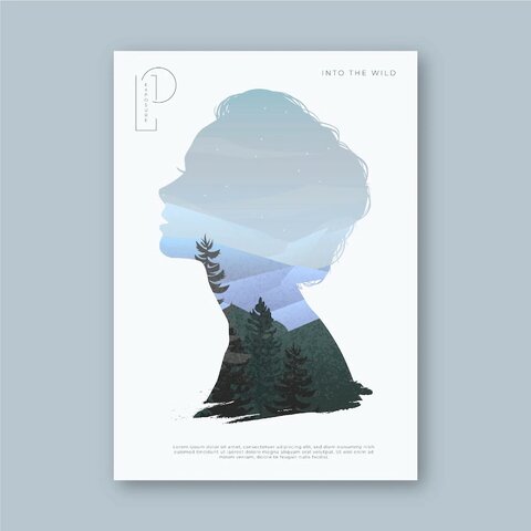 2015: Doble exposición, colores pastel y lettering