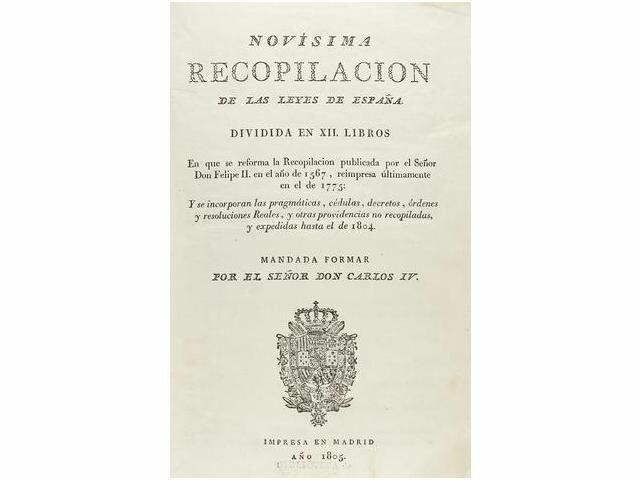 La Novísima Recopilación