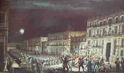 Fin del Primer Imperio Mexicano