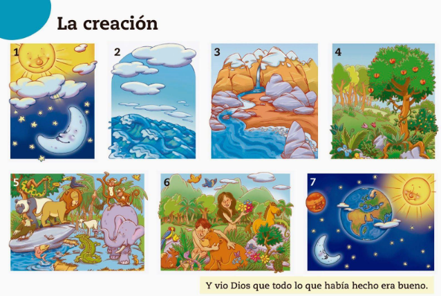 LOS SIETE DÍAS EN LA CREACIÓN DE LA TIERRA l