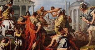 Los galos entran en Roma y la saquean