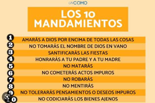 DIEZ MANDAMIENTOS
