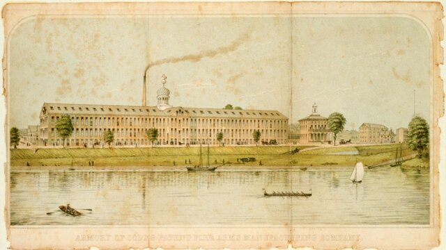 Samuel Colt expands the manufacturing capabilities of America