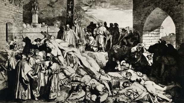 The Black Death comes to Britain