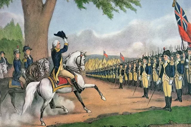 Washignton Arrives on outskirts of Boston with Continental troops