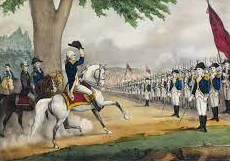 Washington arrives on outskirts of Boston with Continental troops