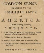 “Common Sense” published by Thomas Paine