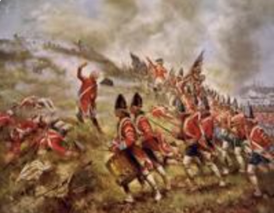 The battle of bunker hill/ Breeds hill.