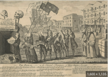 repealing stamp act