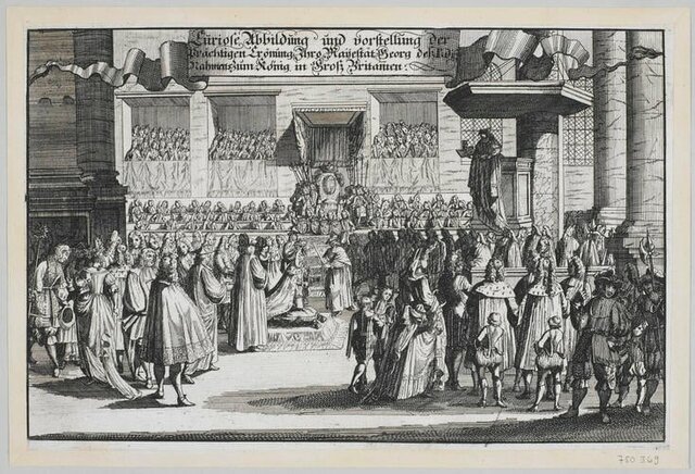 George I - Coronation