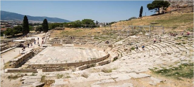 Teatro de Dionisio - Acrópolis de Atenas, Grecia.