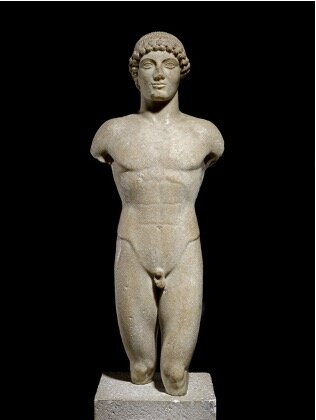 Apolo Strangford (500-490 a.C.) - Museo Británico de Londres, Gran Bretaña.