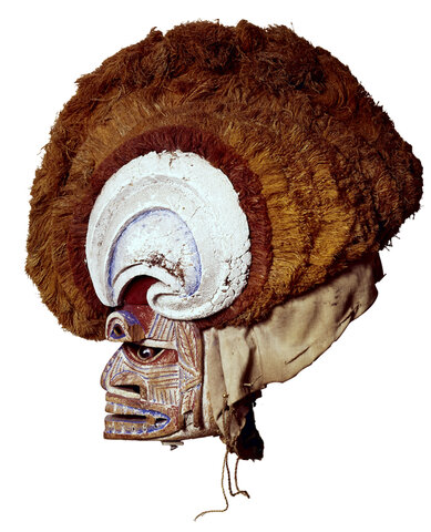 Malagan display and mask (Pacific)