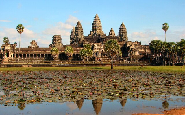 Angkor, the temple of Angkor Wat, and the city of Angkor Thom, Cambodia