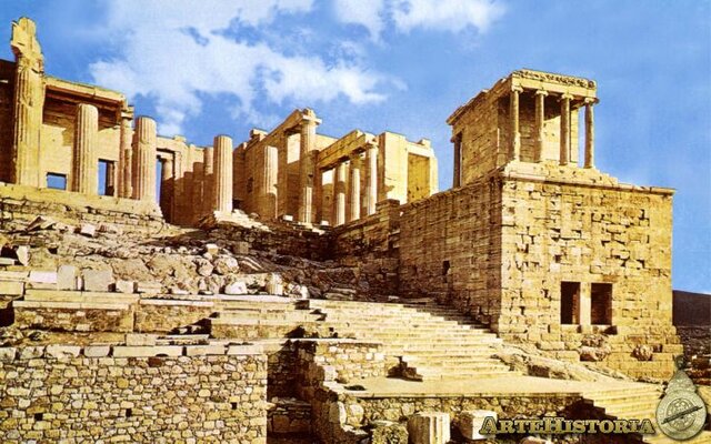 Propíleos - Acrópolis de Atenas, Grecia.