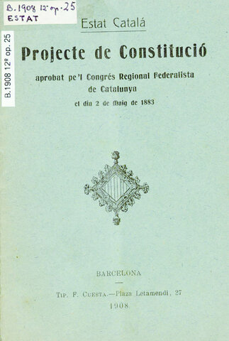 PROJECTE FEDERAL D'ESTAT CATALÀ