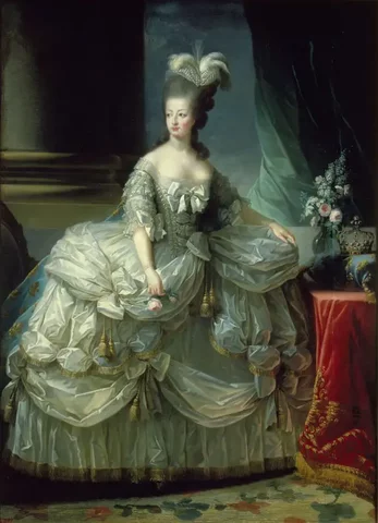 María Antonieta en traje de corte (Elisabeth Vigée-Lebrun)