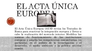 Acta Única Europea