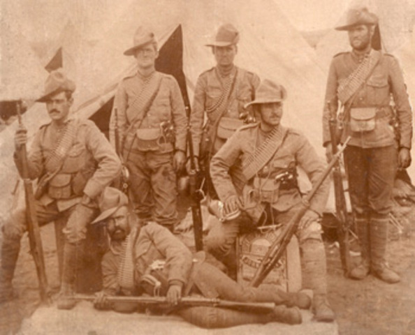 1899 Boer War in South Africa